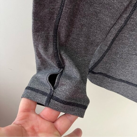 Lululemon Metal Vent Tech Long Sleeve Shirt Mens Grey Performance Active Small - Picture 5 of 11